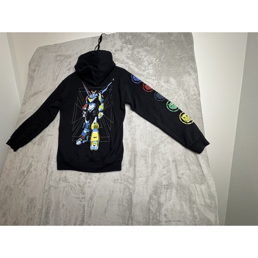 VOLTRON Legendary Defender Hoodie Black Pullover Adult Size Small - Picture 4 of 16